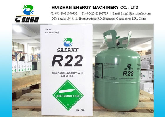 Chine 30lb réfrigérants jetables du cylindre R22 HCFC CAS NO.75-45-6 avec la pureté 99,98% fournisseur