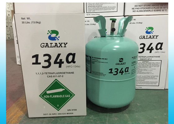 Chine le GV jetable des réfrigérants R134a du cylindre HFC de 30lb 13.6KG a approuvé C2H2F4 fournisseur